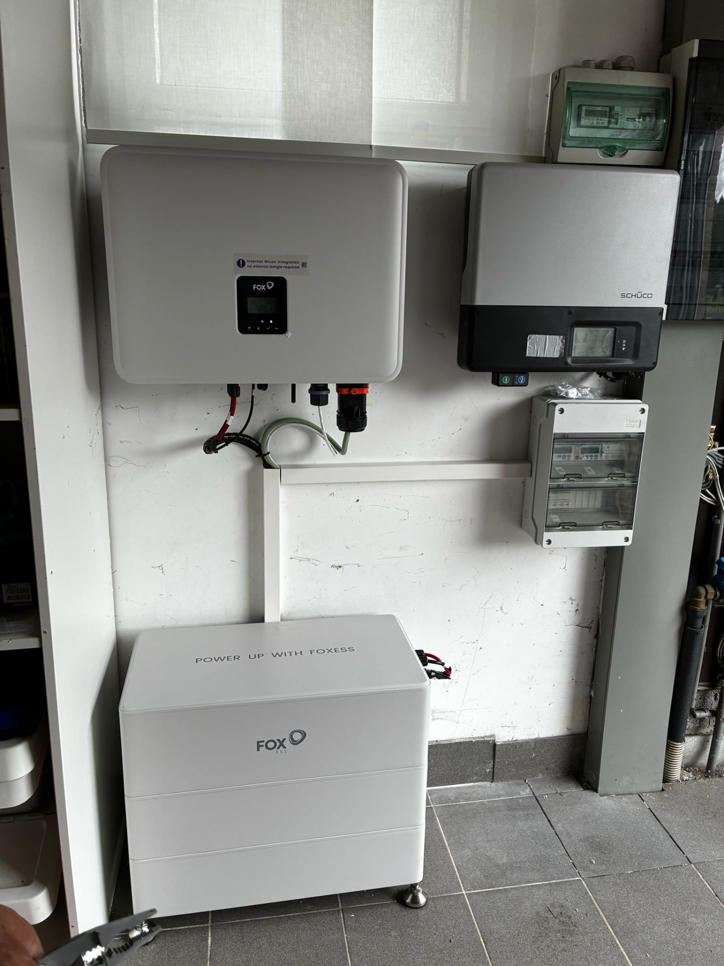 Fox ESS thuisbatterijinstallatie in een woning